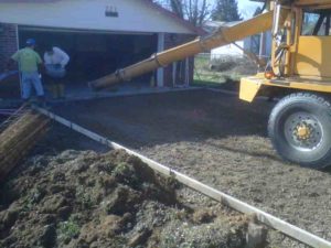 concrete driveways